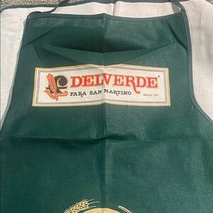 Delverde Green Apron